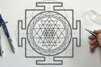 Sri Yantra: Kozmik Uyumun ve Bolluğun Sembolü